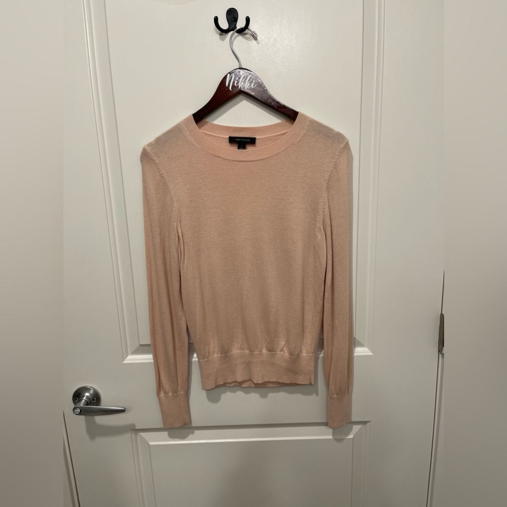Ann Taylor Light Pink Sweater